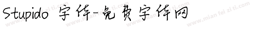 Stupido 字体字体转换